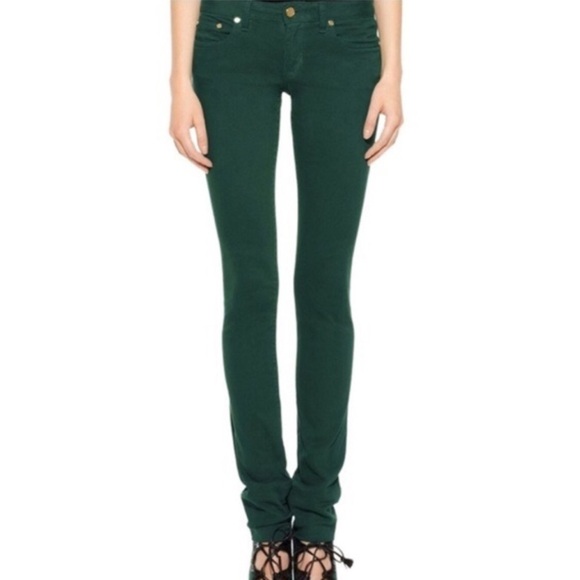 Tory Burch Denim - Tory Burch Super Skinny Jeans Malachite Green - Size 30